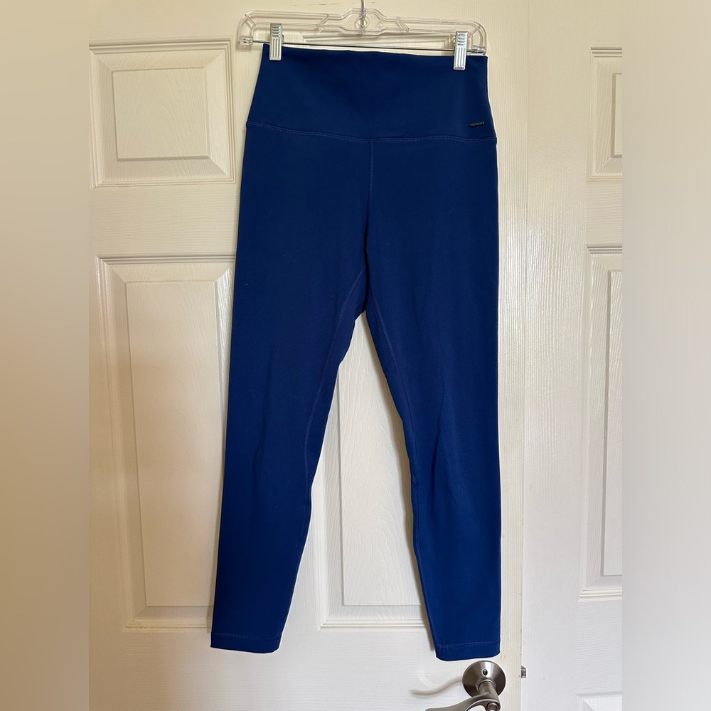 CRZ yoga - blue athletic pants- as new - medium fit 7/8 length